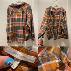 Fall flannel from Maurice’s! 4X!